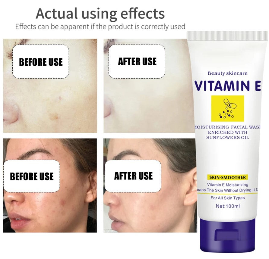 Crema - Jabón limpiador Facial Vitamin E