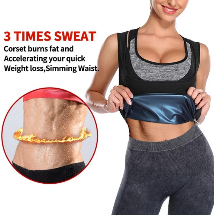 Combo Chaleco Quemador Mujer + Rodillera