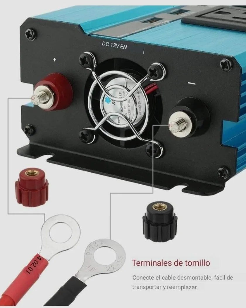 INVERSOR 1000W INTELIGENTE DOBLE TOMA (electrónico)