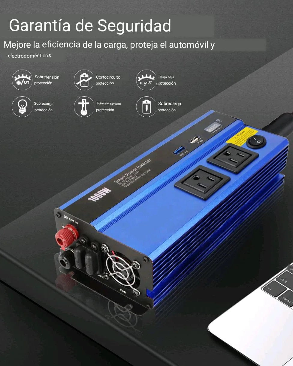 INVERSOR 1000W INTELIGENTE DOBLE TOMA (electrónico)