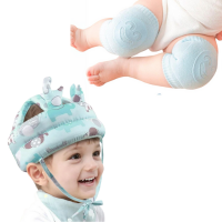 COMBO CASCO - RODILLERAS BEBE