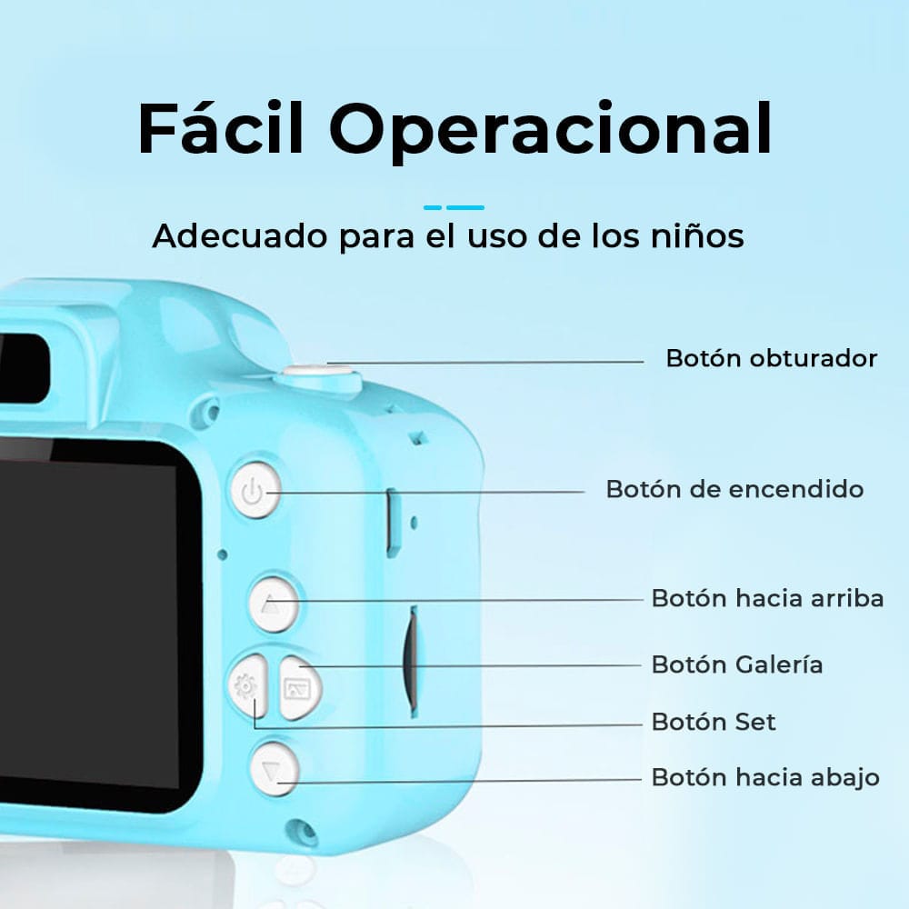 Mini Camara Digital HD para niños