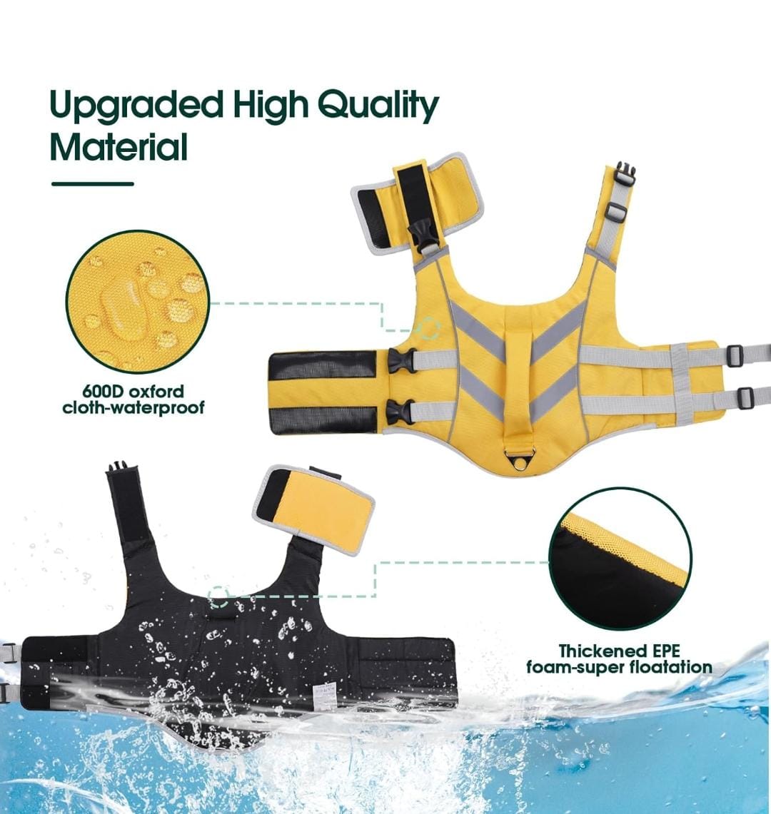 Chaleco salvavidas para mascotas