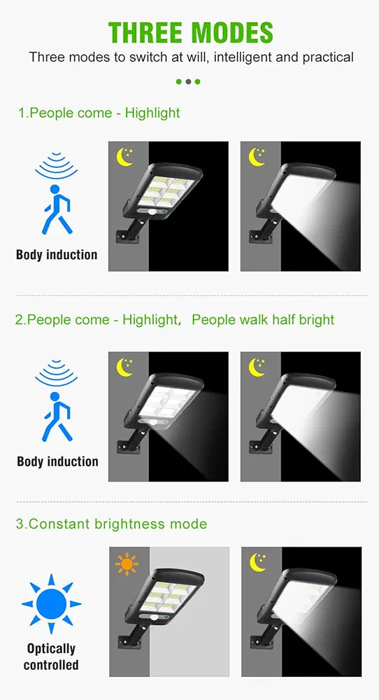 Lampara luz foco Led solar