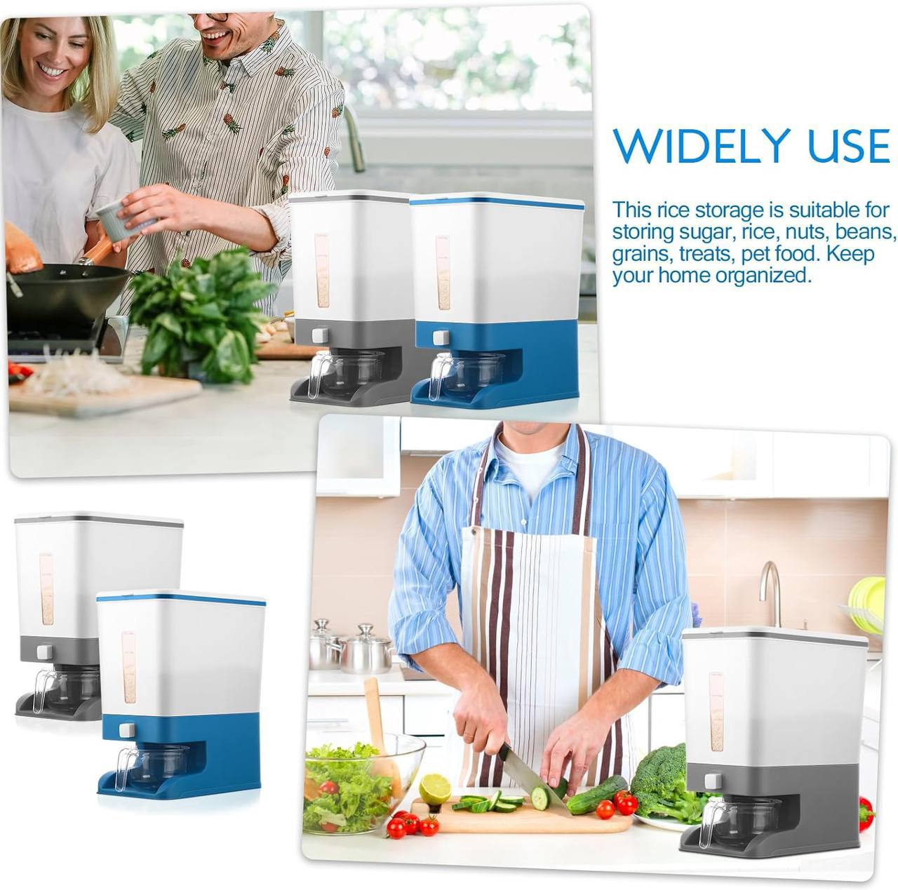 DISPENSADOR DE ARROZ para cocina