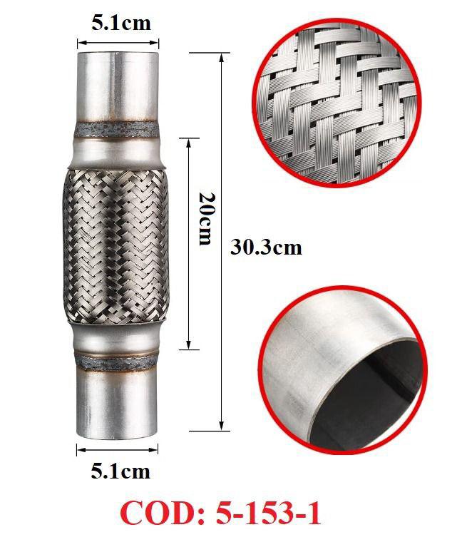 FLEXIBLE PARA TUBO DE ESCAPE 3 MEDIDAS (AUTOS)