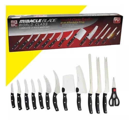 SET DE CUCHILLOS X13 PARA COCINA