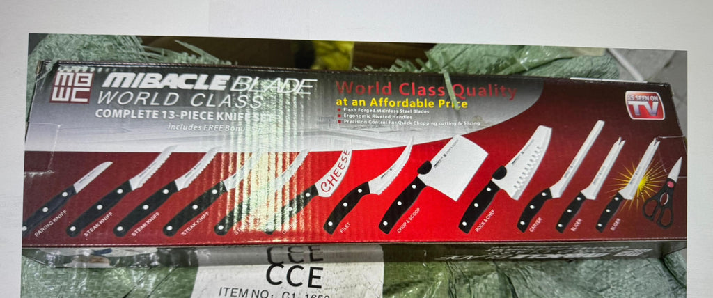 SET DE CUCHILLOS X13 PARA COCINA