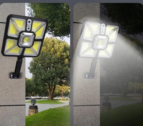 LÁMPARA SOLAR CUADRADA 200WATTS