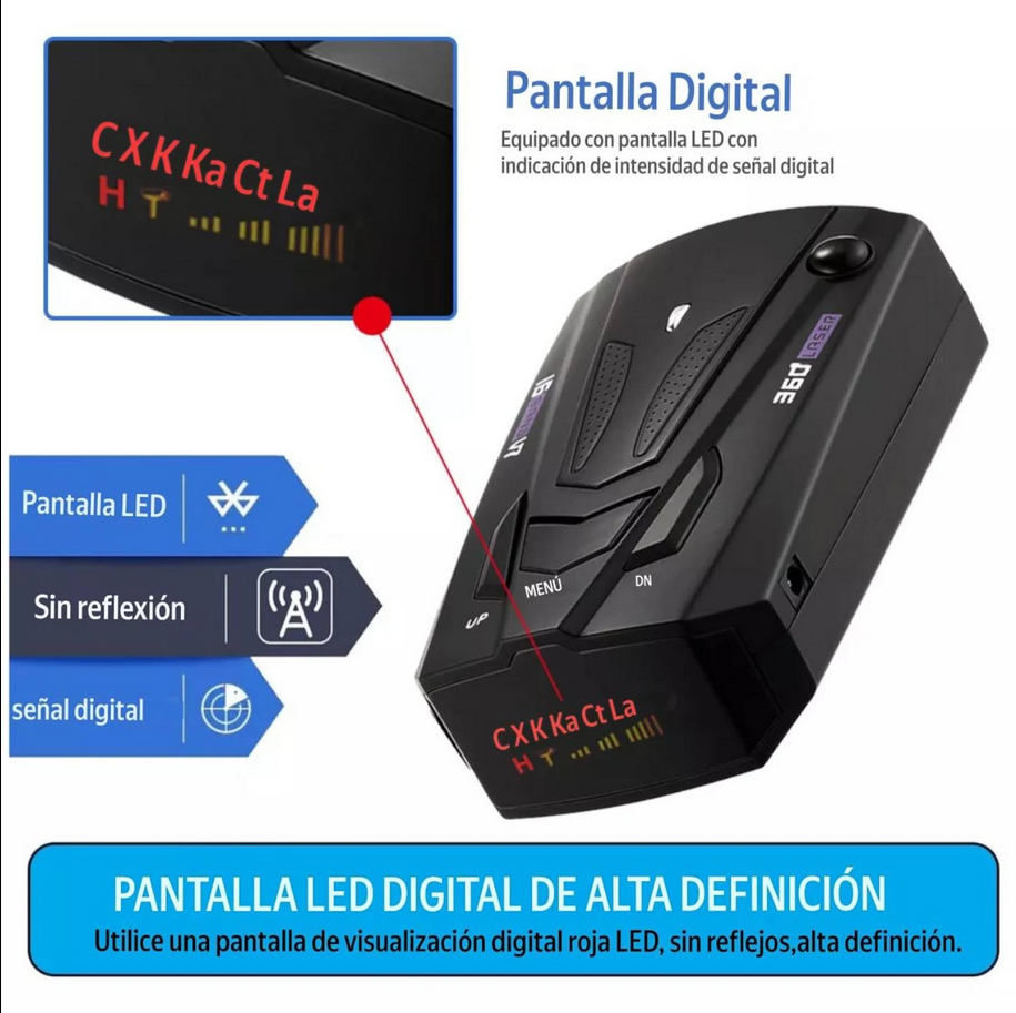 Detector de Radar 12v Vehículo