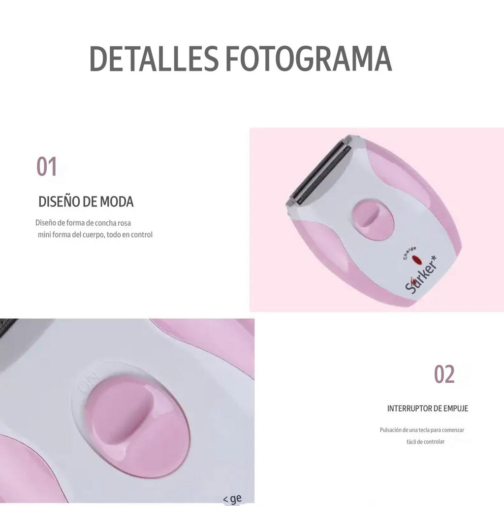 Depiladora RASURADORA PORTATIL