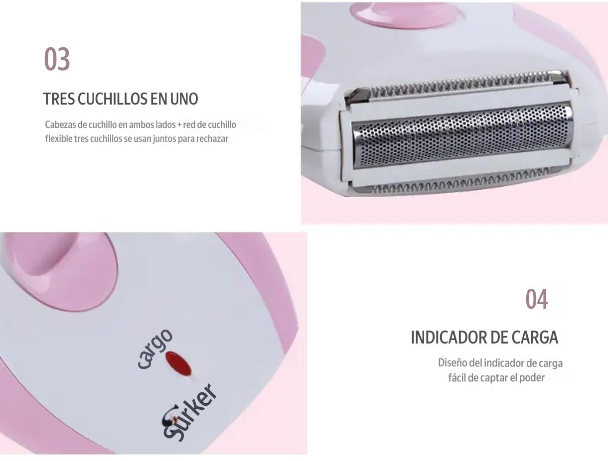 Depiladora RASURADORA PORTATIL