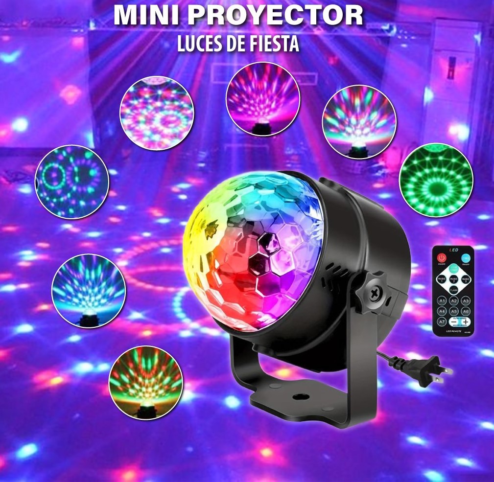 Mini proyector, luces para fiesta (hogar)