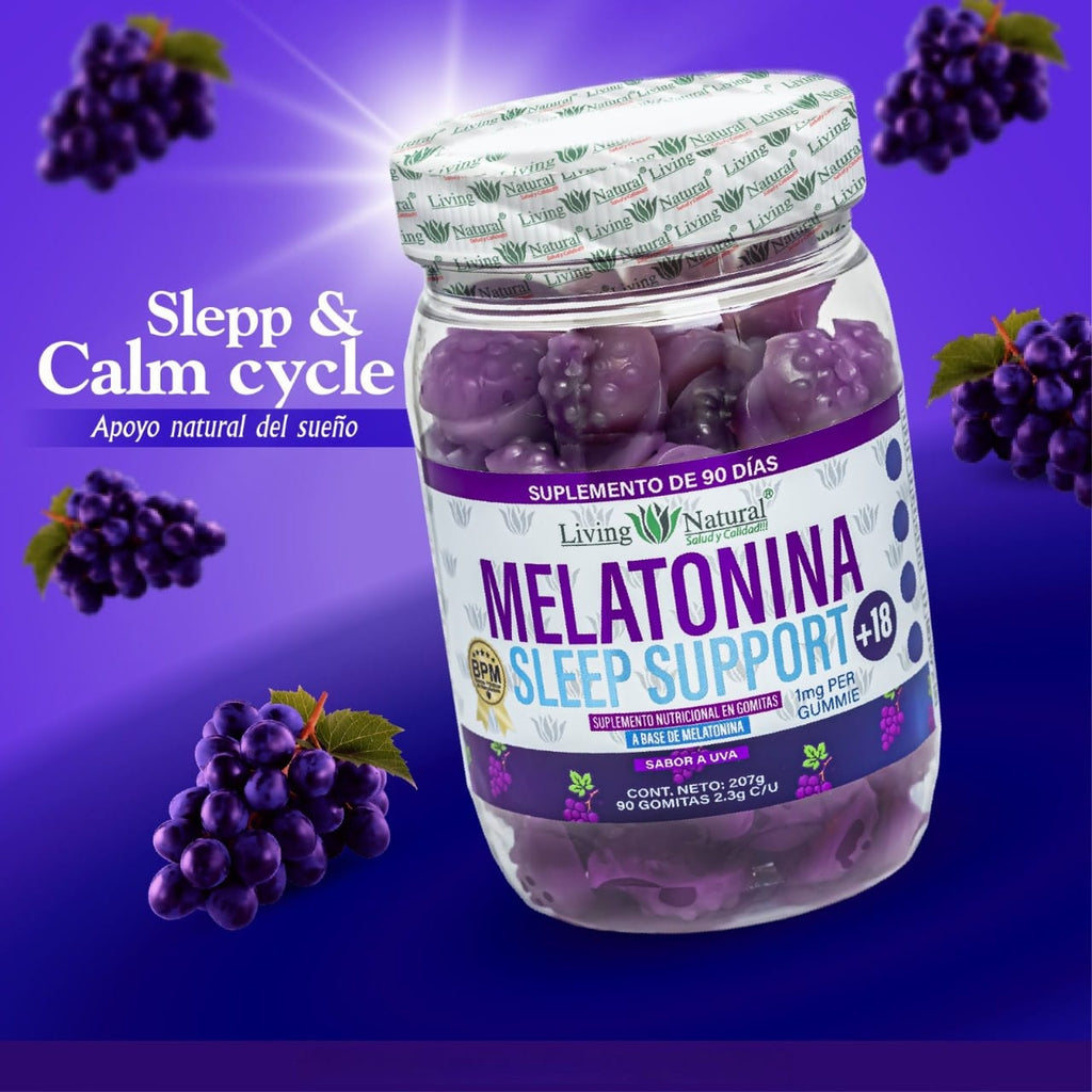 SUPLEMENTO MELATONINA EN GOMITA 90 UNIDADES