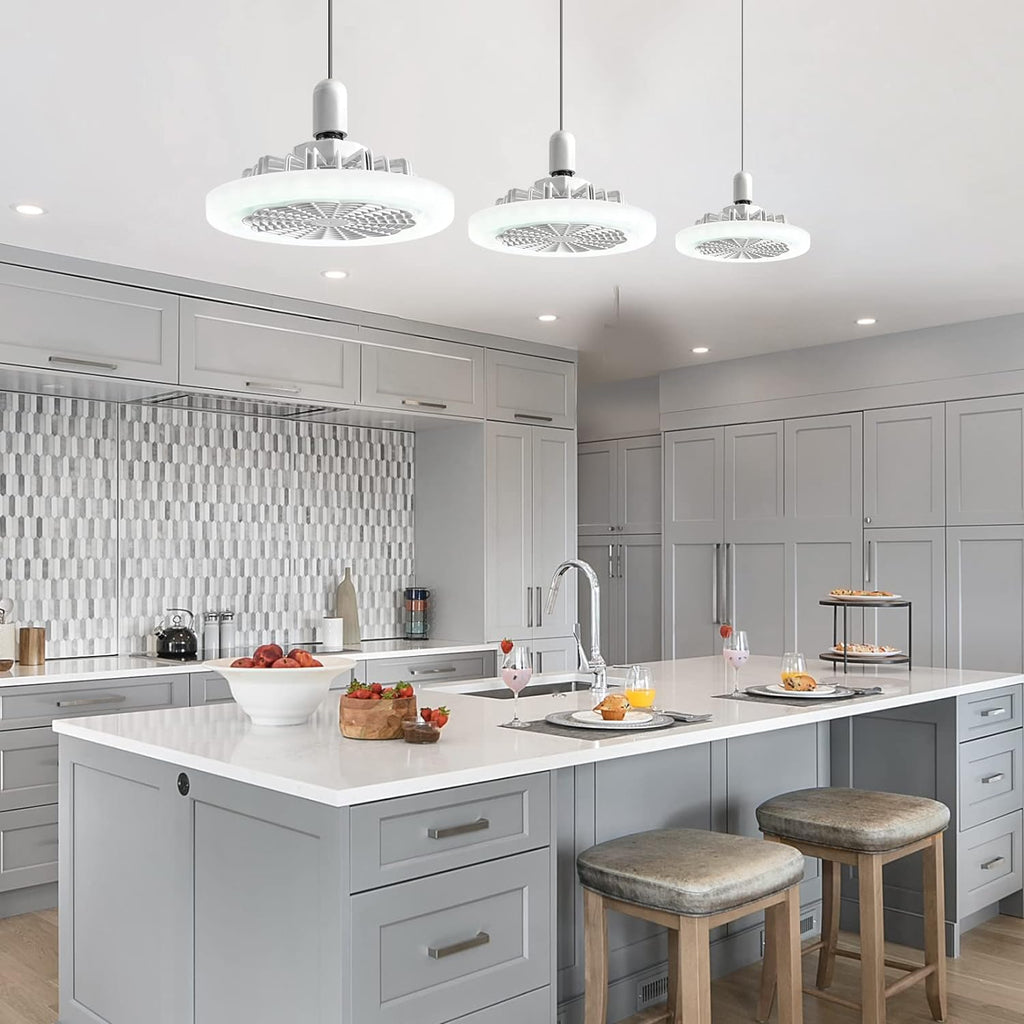 Foco LED ventilador de techo