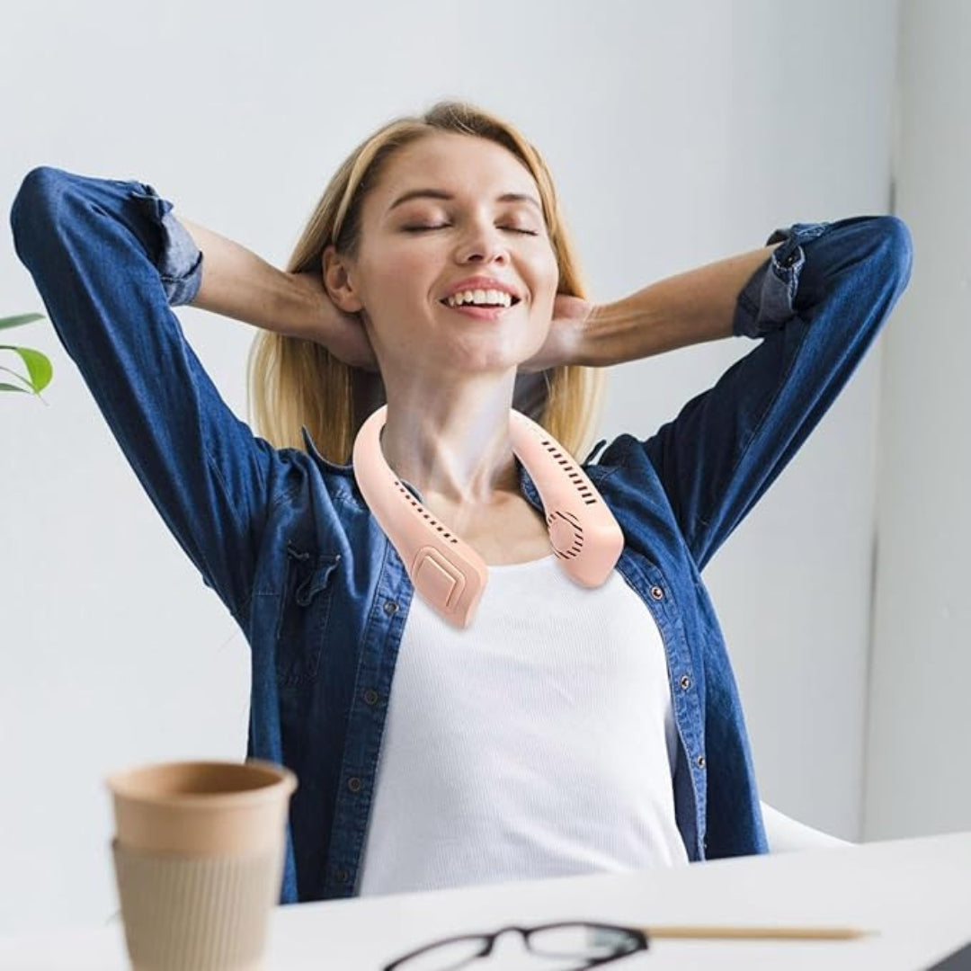 Ventilador de cuello portatil