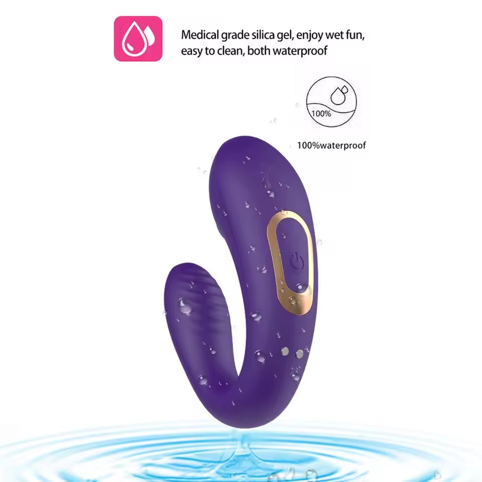 VIBRADOR DOBLE - CLÍTORIS Y PUNTO G