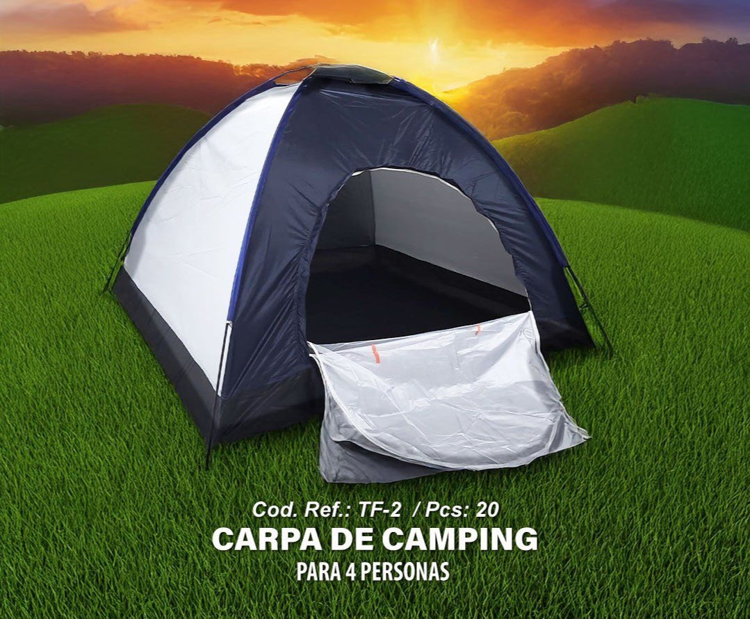 Carpa para camping / 4 personas