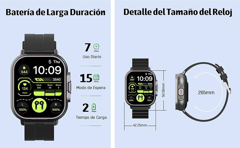 RELOJ CON AURICULARES INALÁMBRICOS