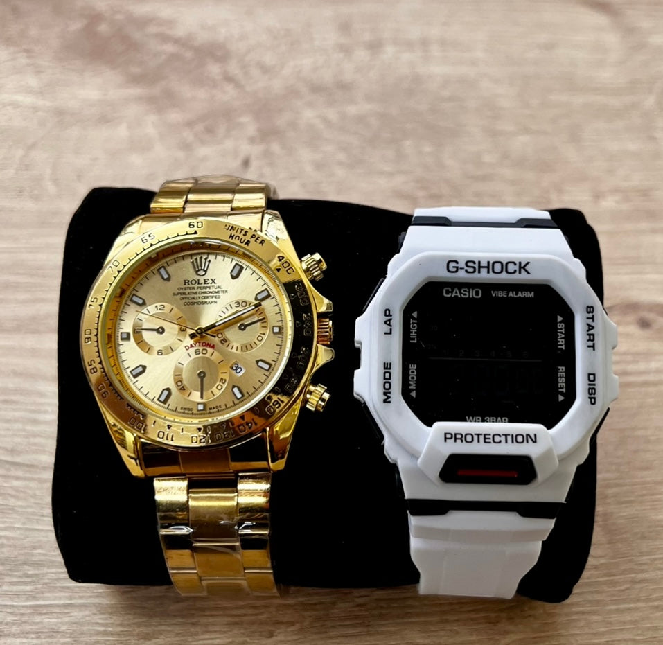 Combo de relojes 2 x 1