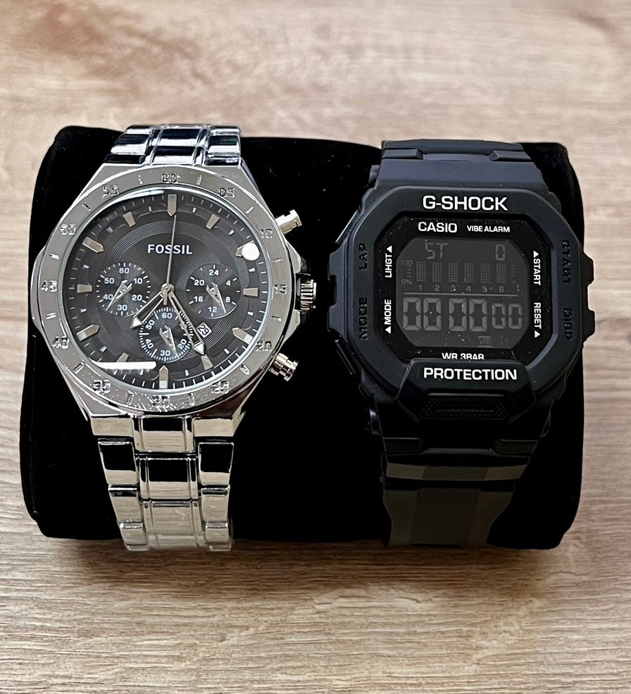 Combo de relojes 2 x 1