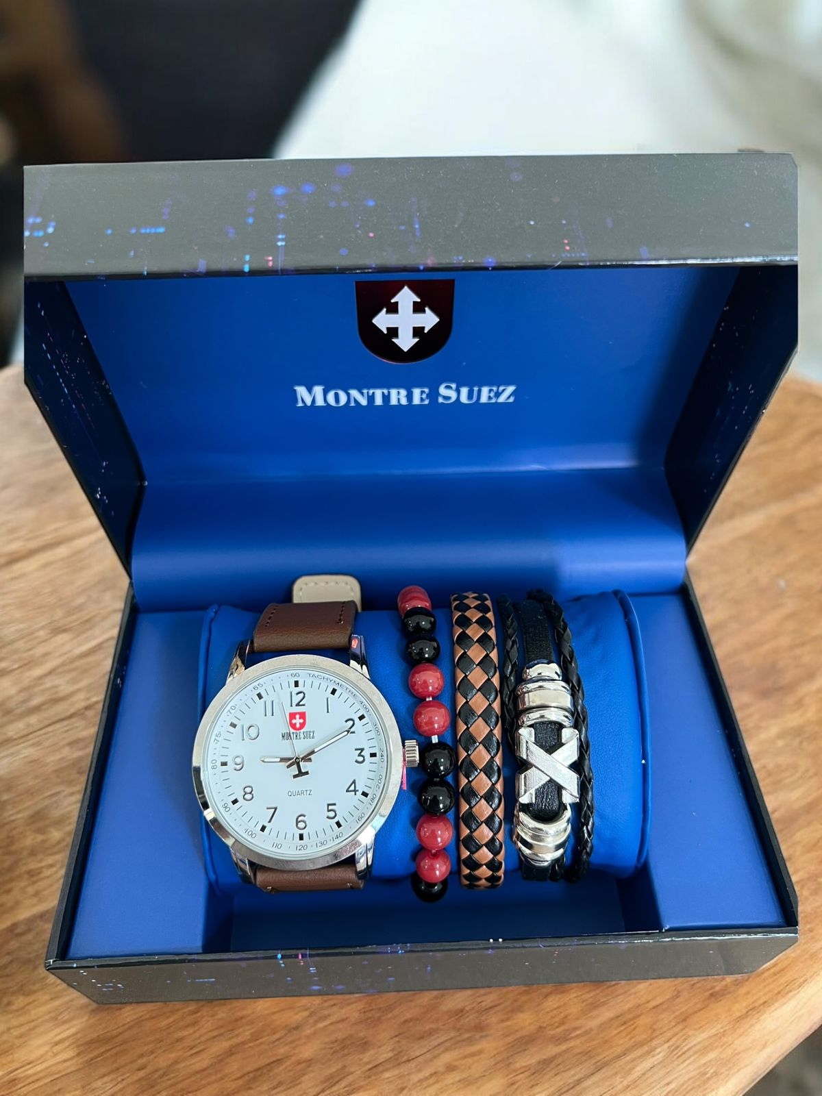 COMBO RELOJ-PULSERAS CABALLERO