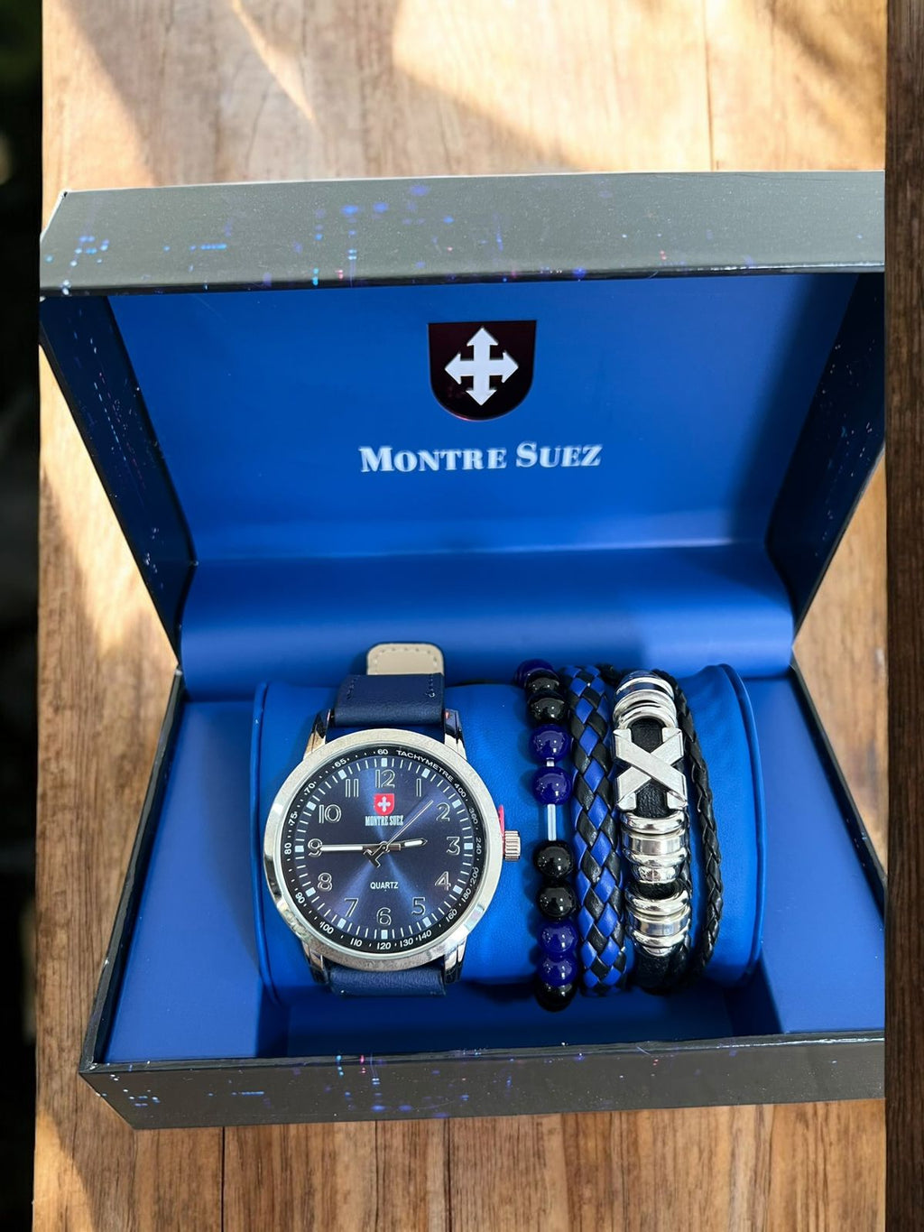 COMBO RELOJ-PULSERAS CABALLERO