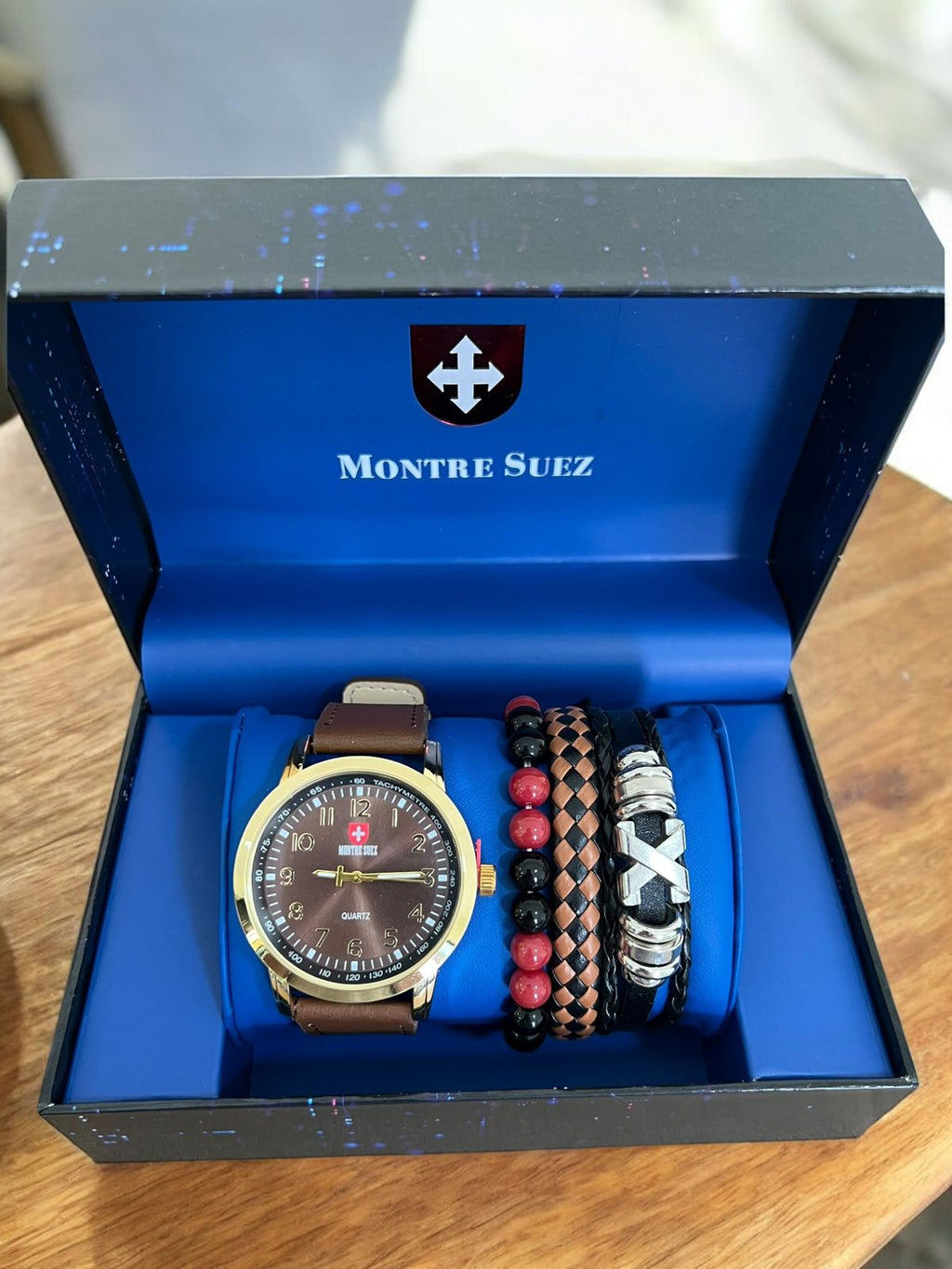 COMBO RELOJ-PULSERAS CABALLERO