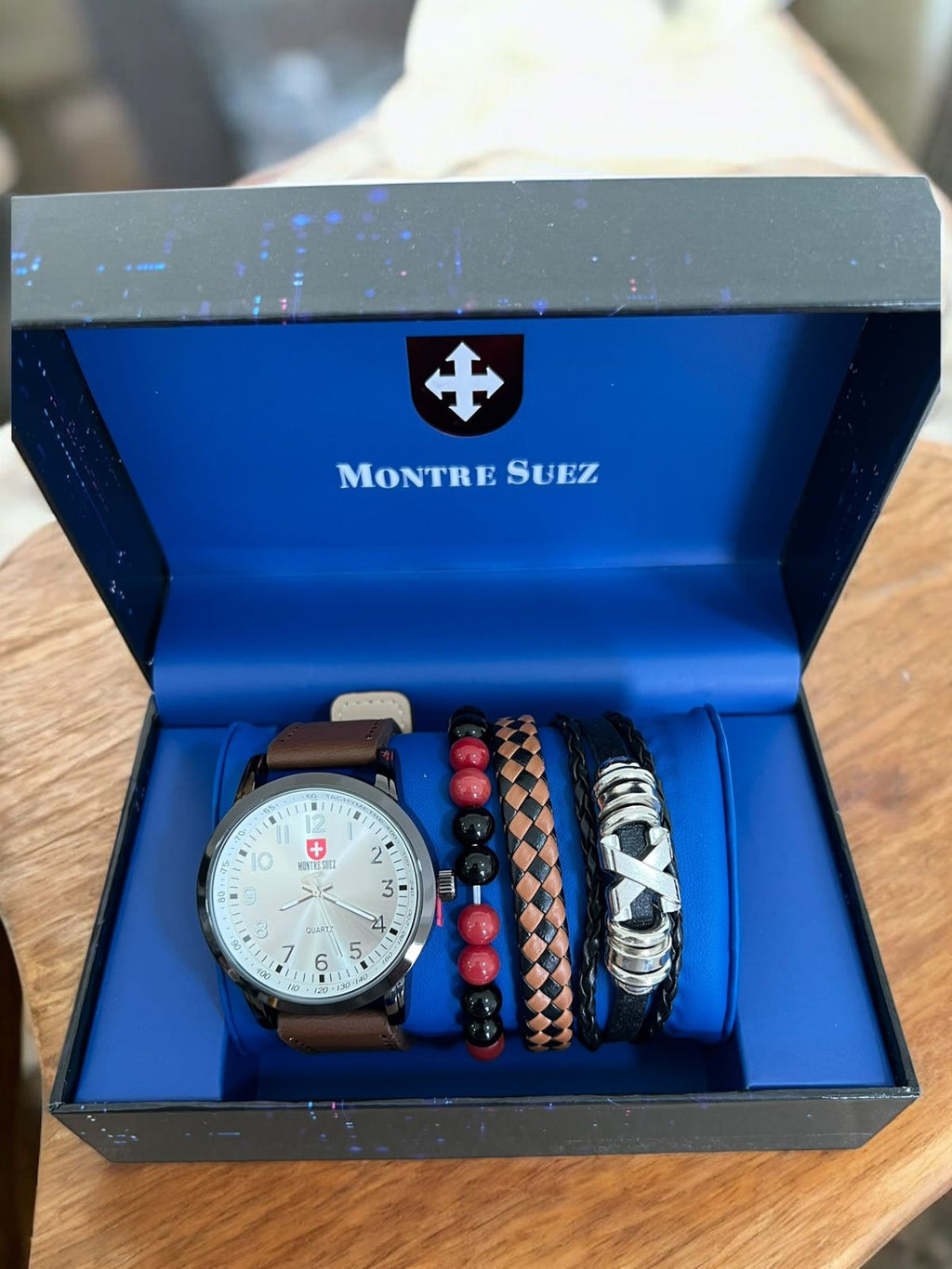 COMBO RELOJ-PULSERAS CABALLERO