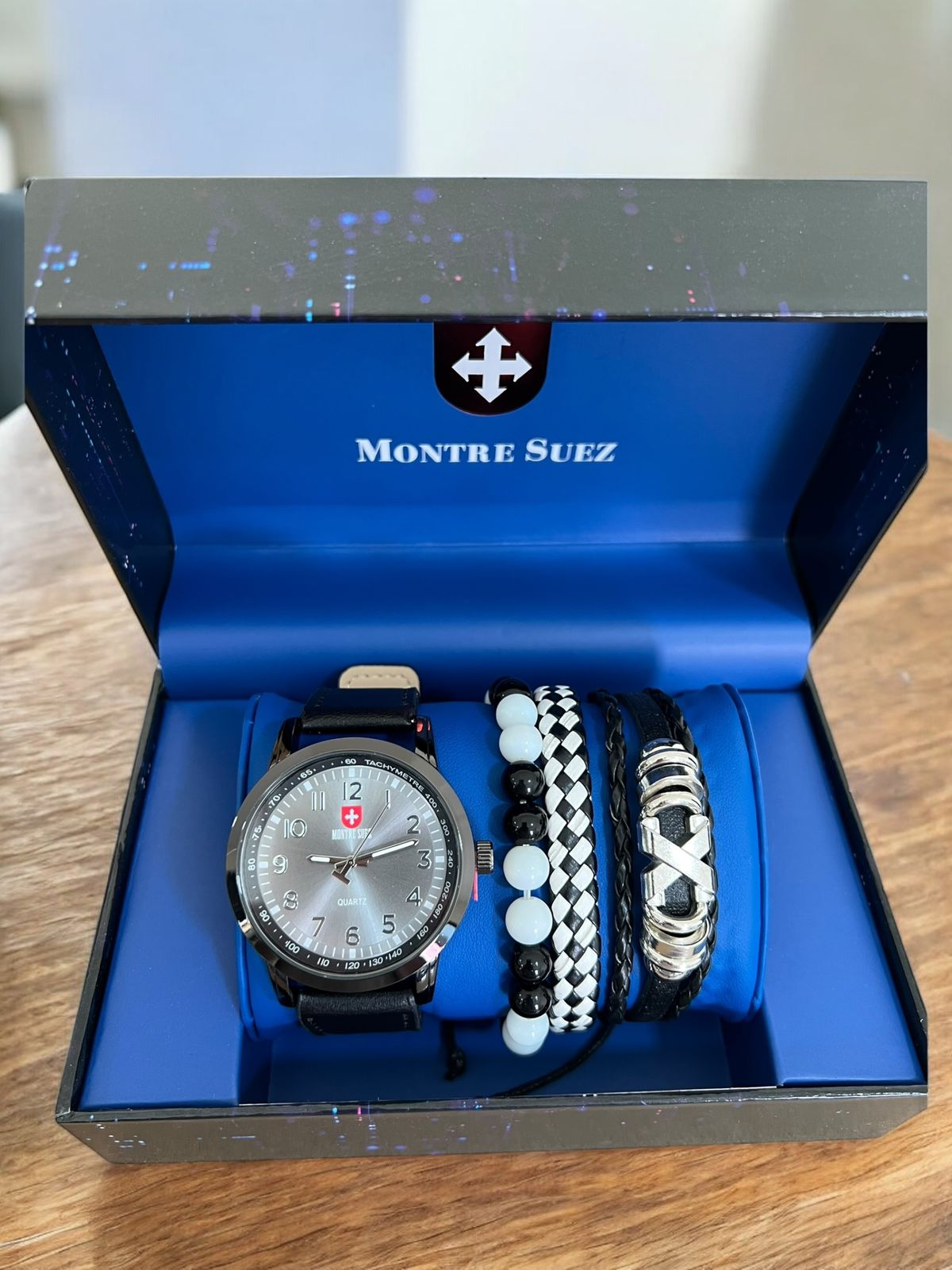 COMBO RELOJ-PULSERAS CABALLERO