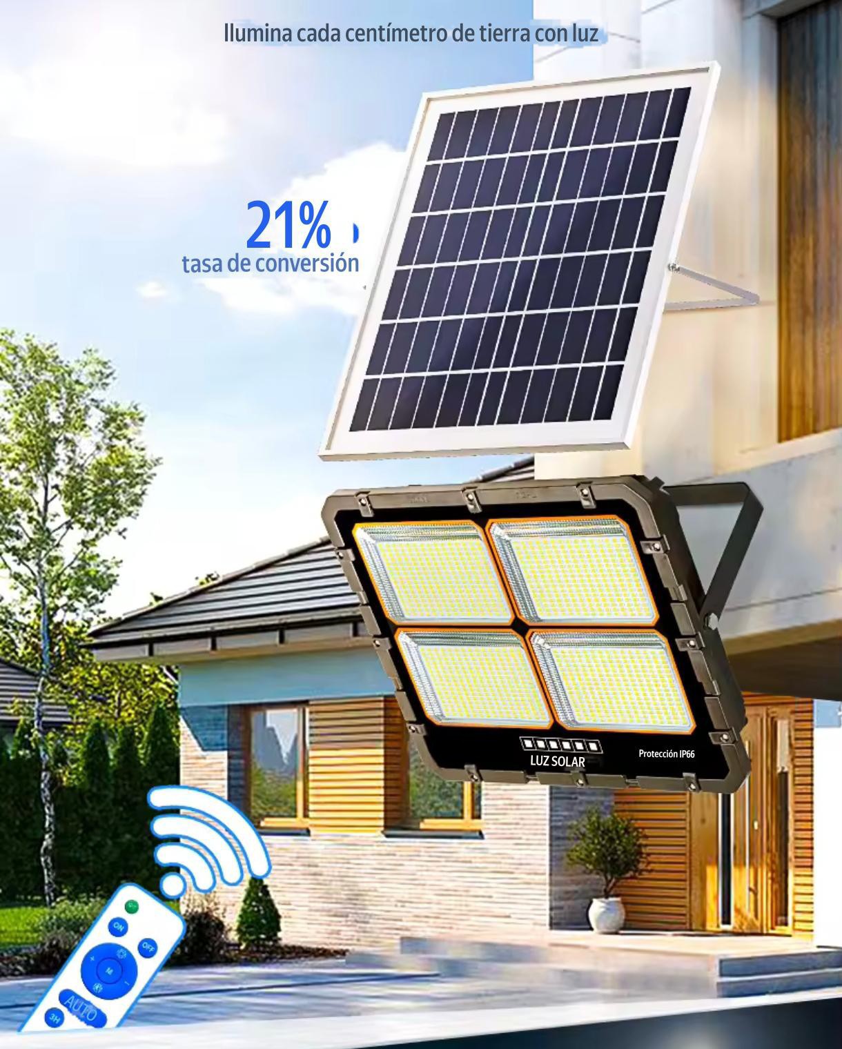 Reflector Lampara Solar Impermeable