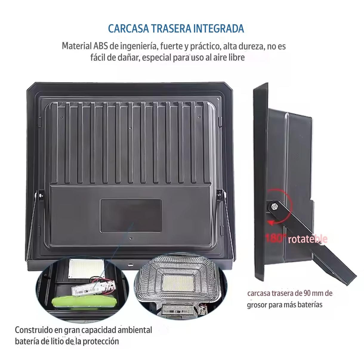 Reflector Lampara Solar Impermeable