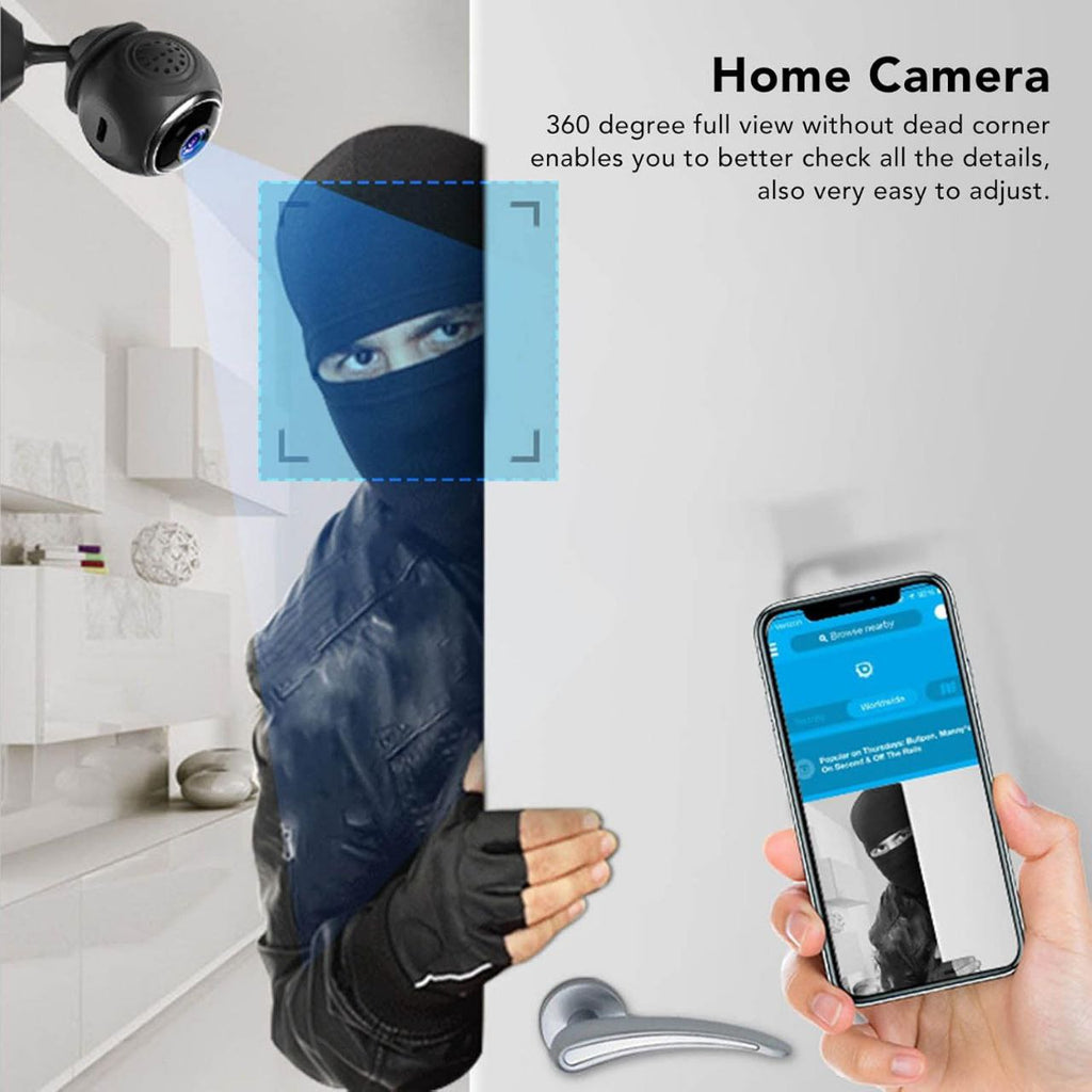 CÁMARA DE SEGURIDAD CON ALARMA