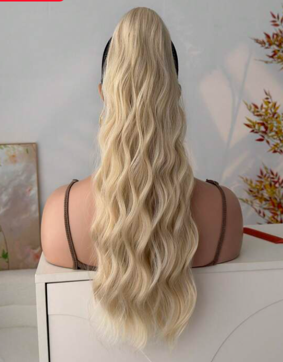 EXTESION DE CABELLO TIPO COLA ONDAS