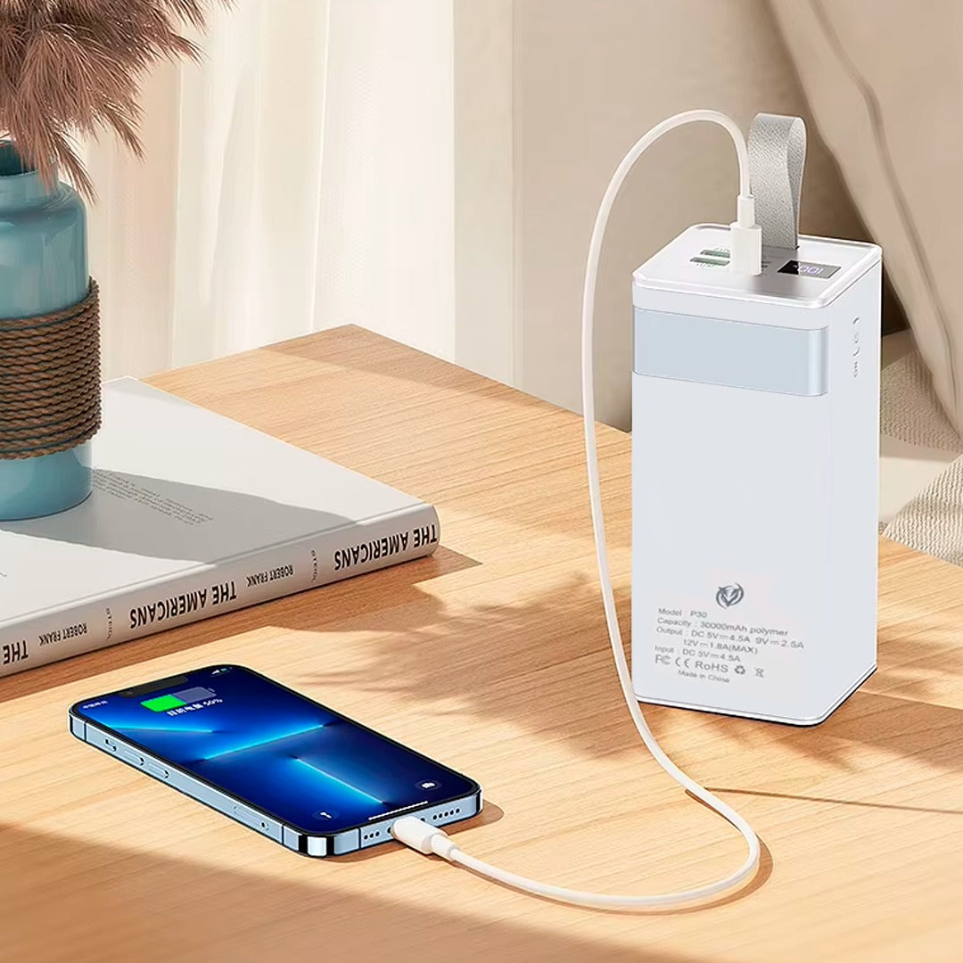 CARGADOR POWER BANK 30 MIL AMPERIOS