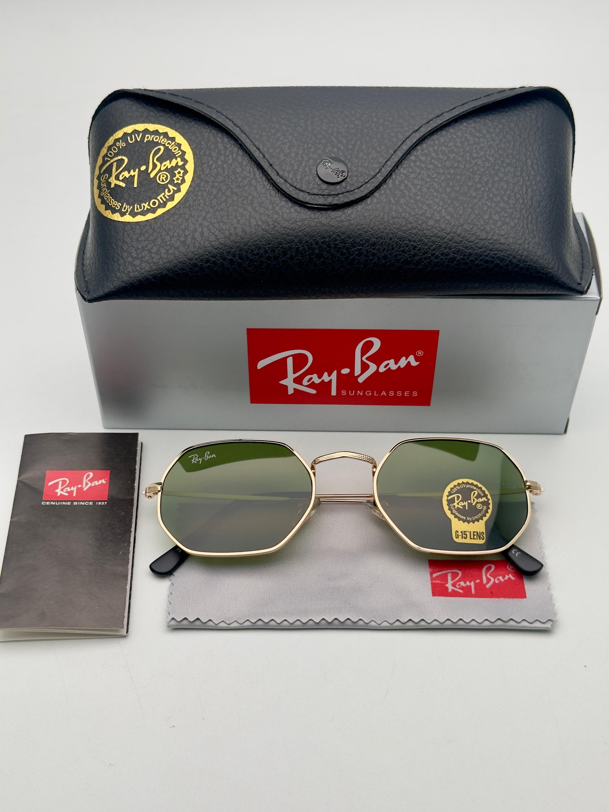 Gafas Rayban Octagonal+Estuche Tipo Original