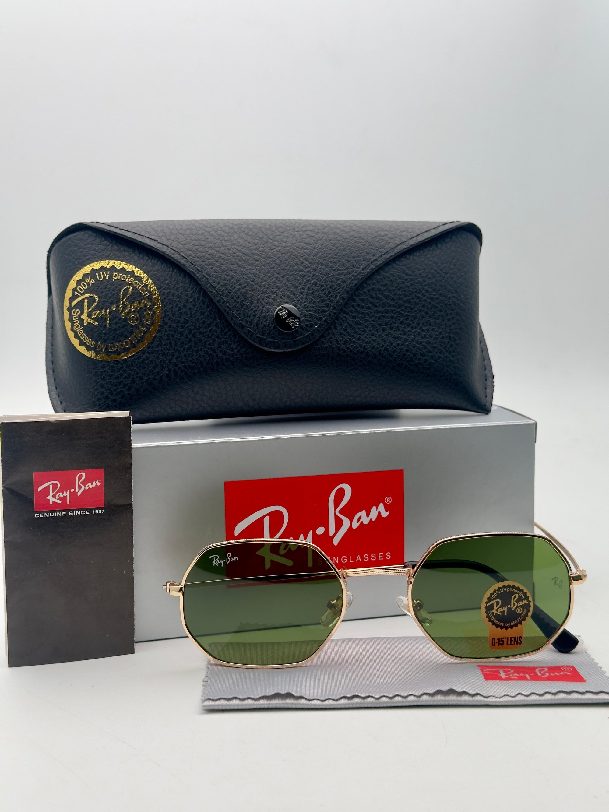 Gafas Rayban Octagonal+Estuche Tipo Original