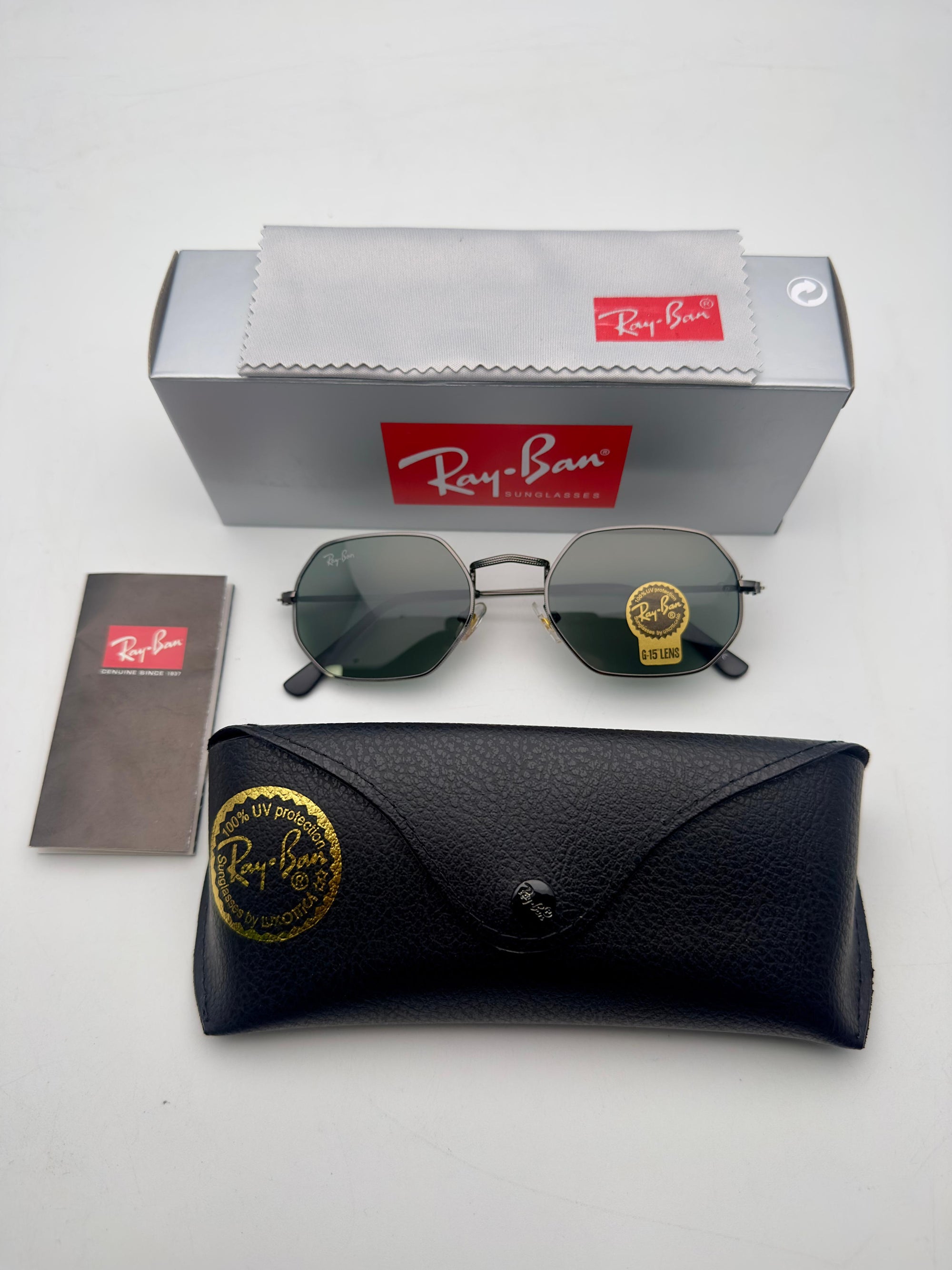 Gafas Rayban Octagonal+Estuche Tipo Original