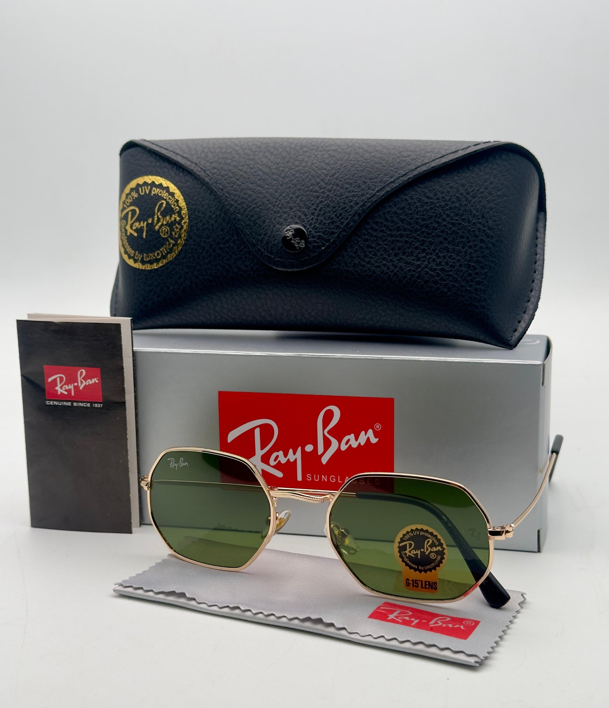 Gafas Rayban Octagonal+Estuche Tipo Original