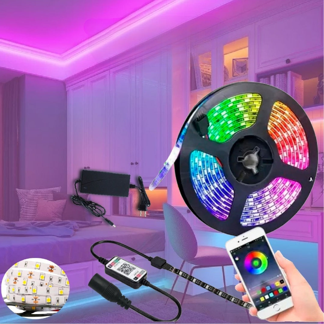 Tira Led RGB de 12V Bluetooth