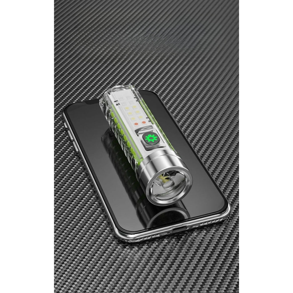 Mini Linterna Led Zoom Recargable USB