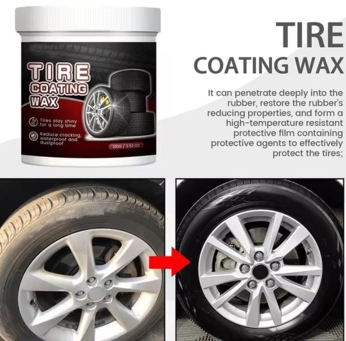 Cera Potente Neumaticos y llantas brillo