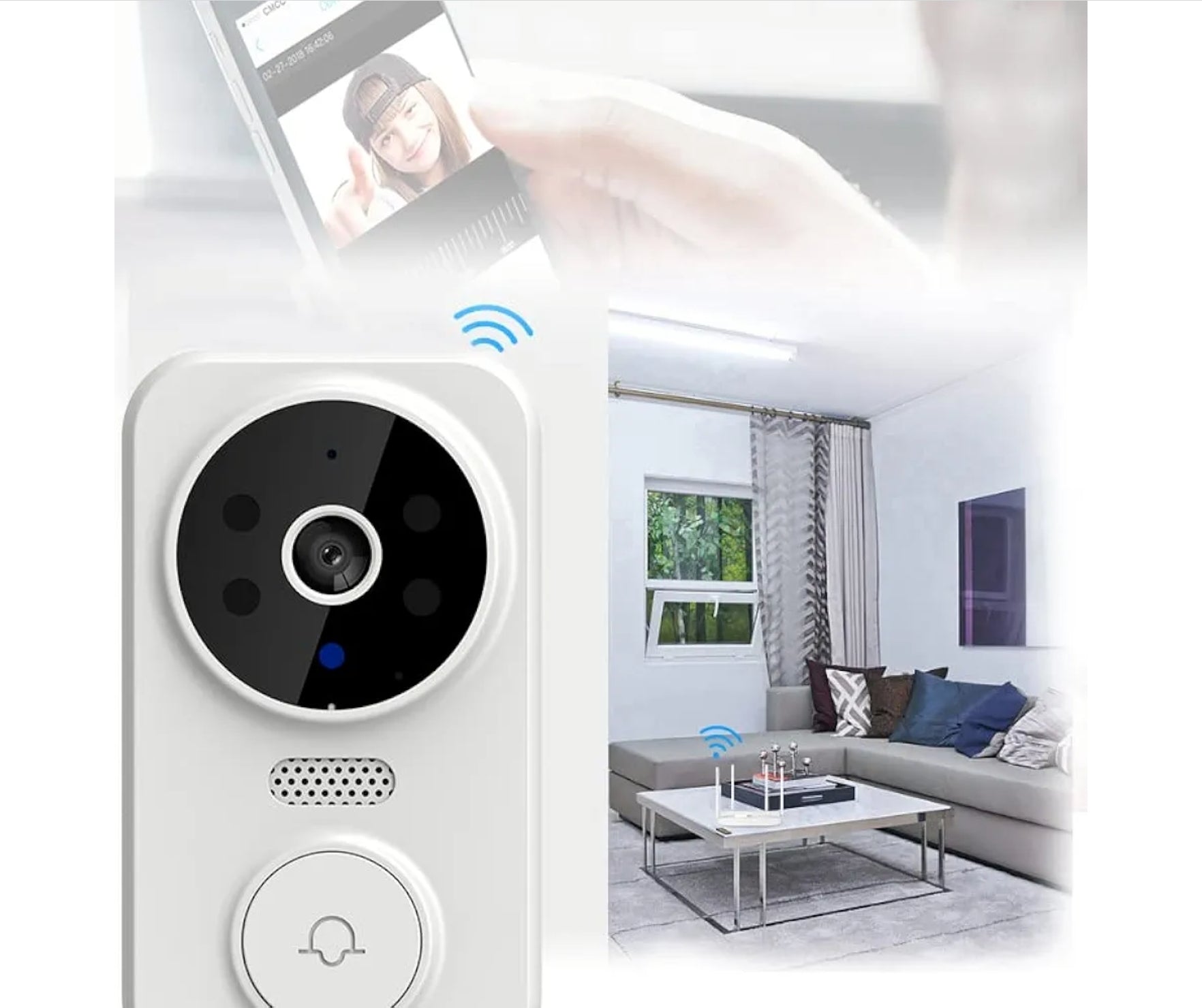 Timbre inalambrico con cama wifi