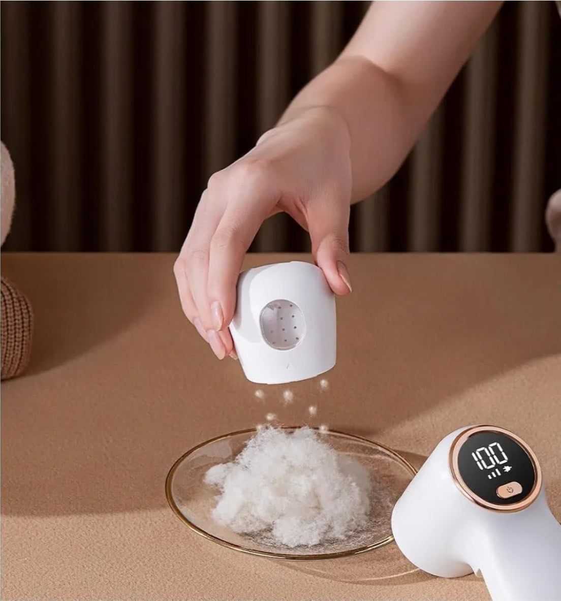 Removedor quita pelusa recargable