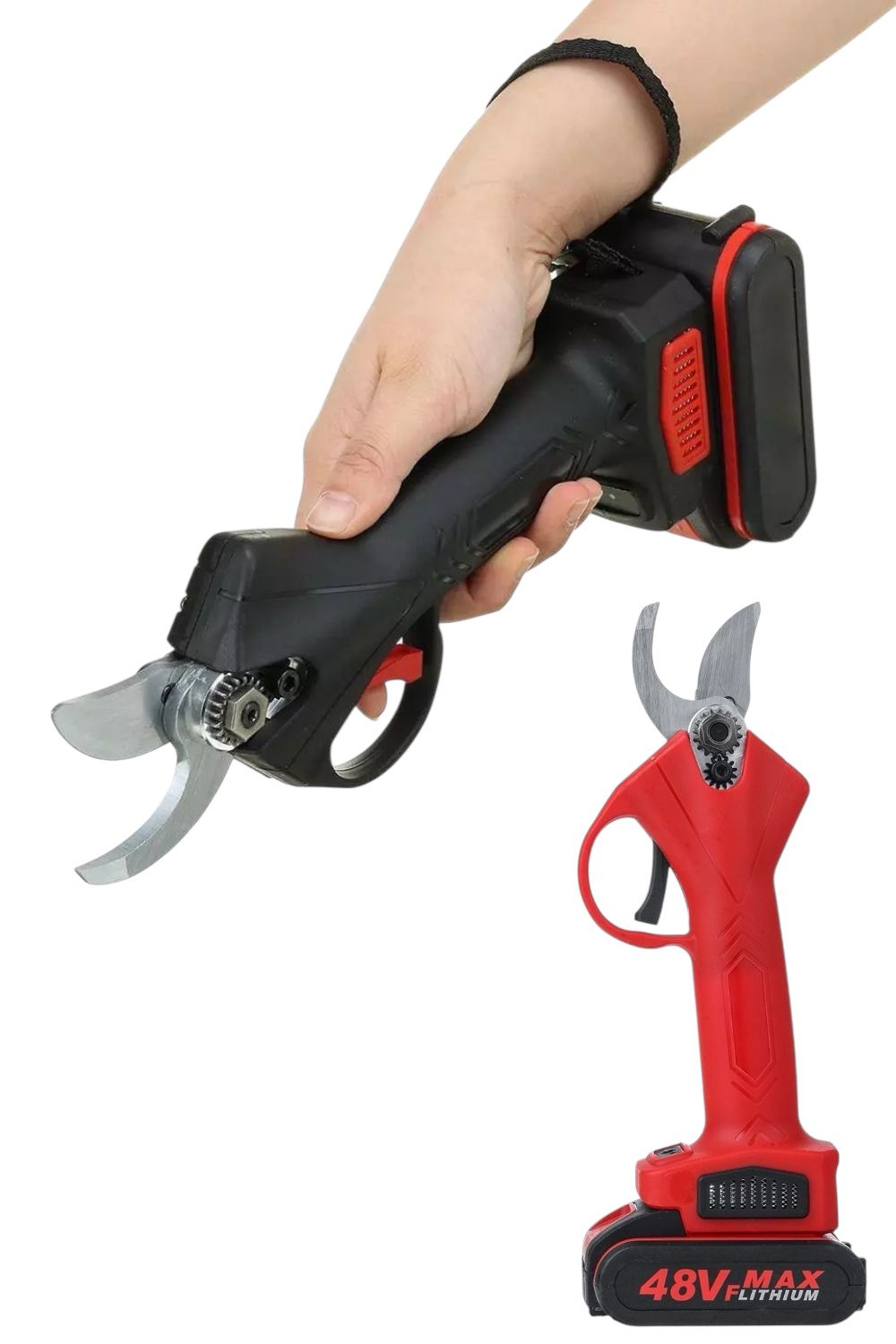 Tijera De Podar con 2 Bateria 48v (hogar)