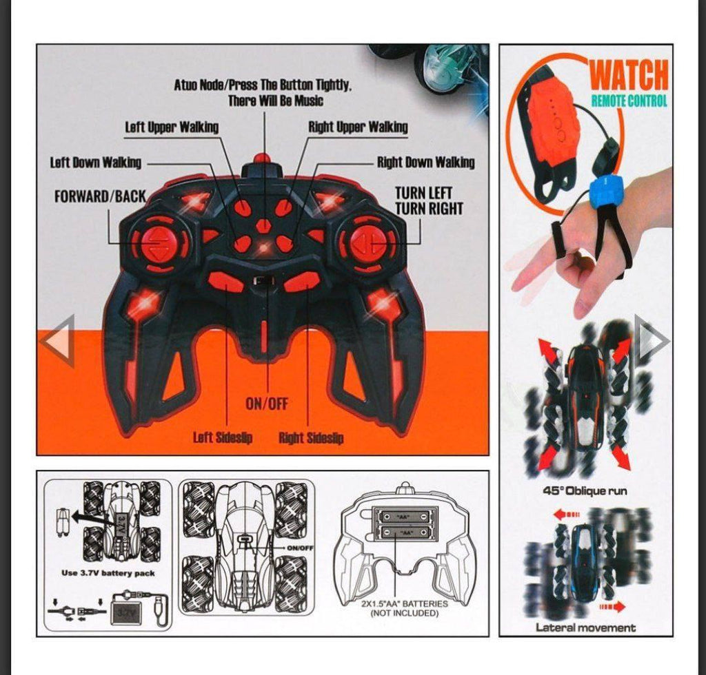 Carro control remoto acrobático 🕹️