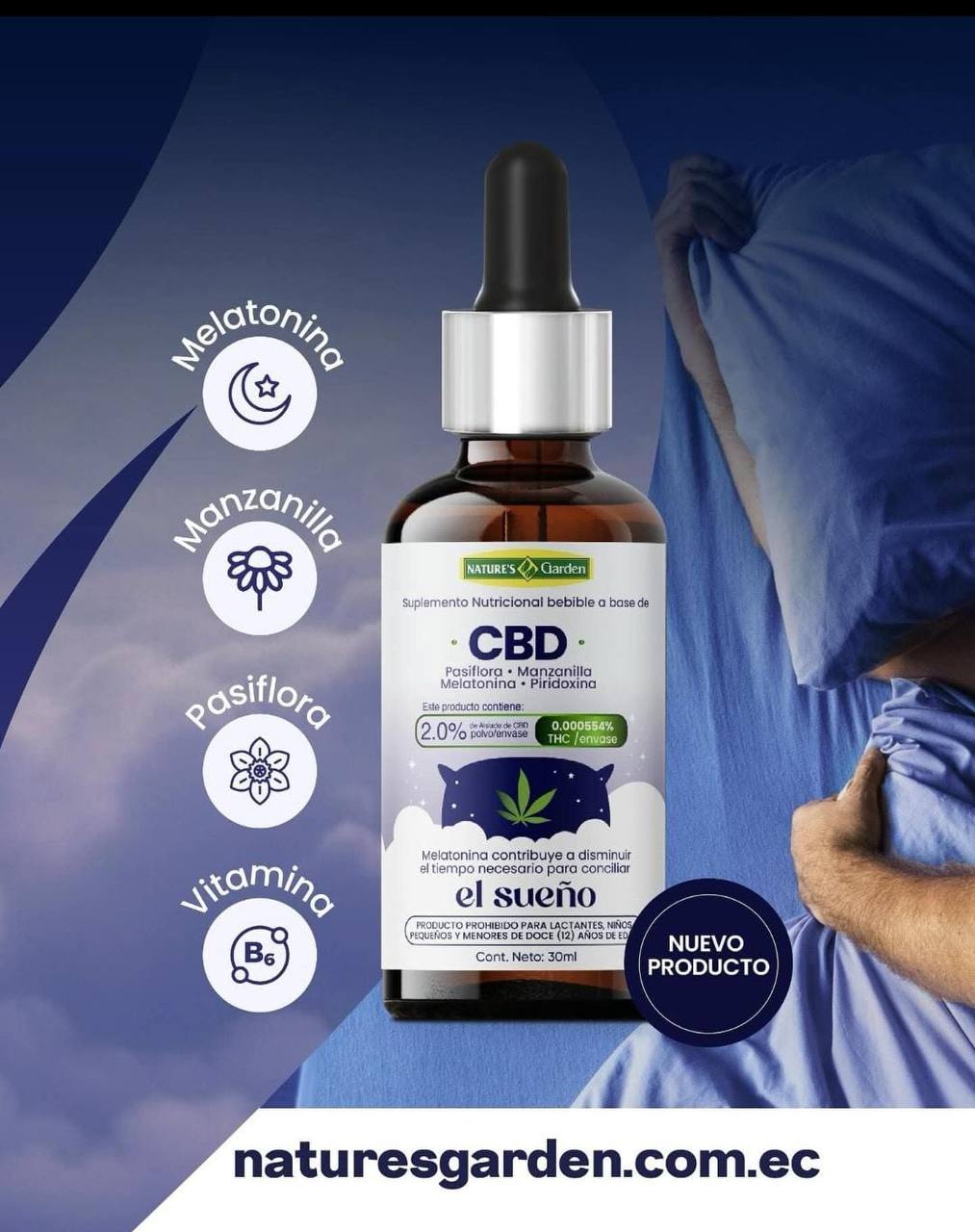 Suplemento Aceite CBD gotero
