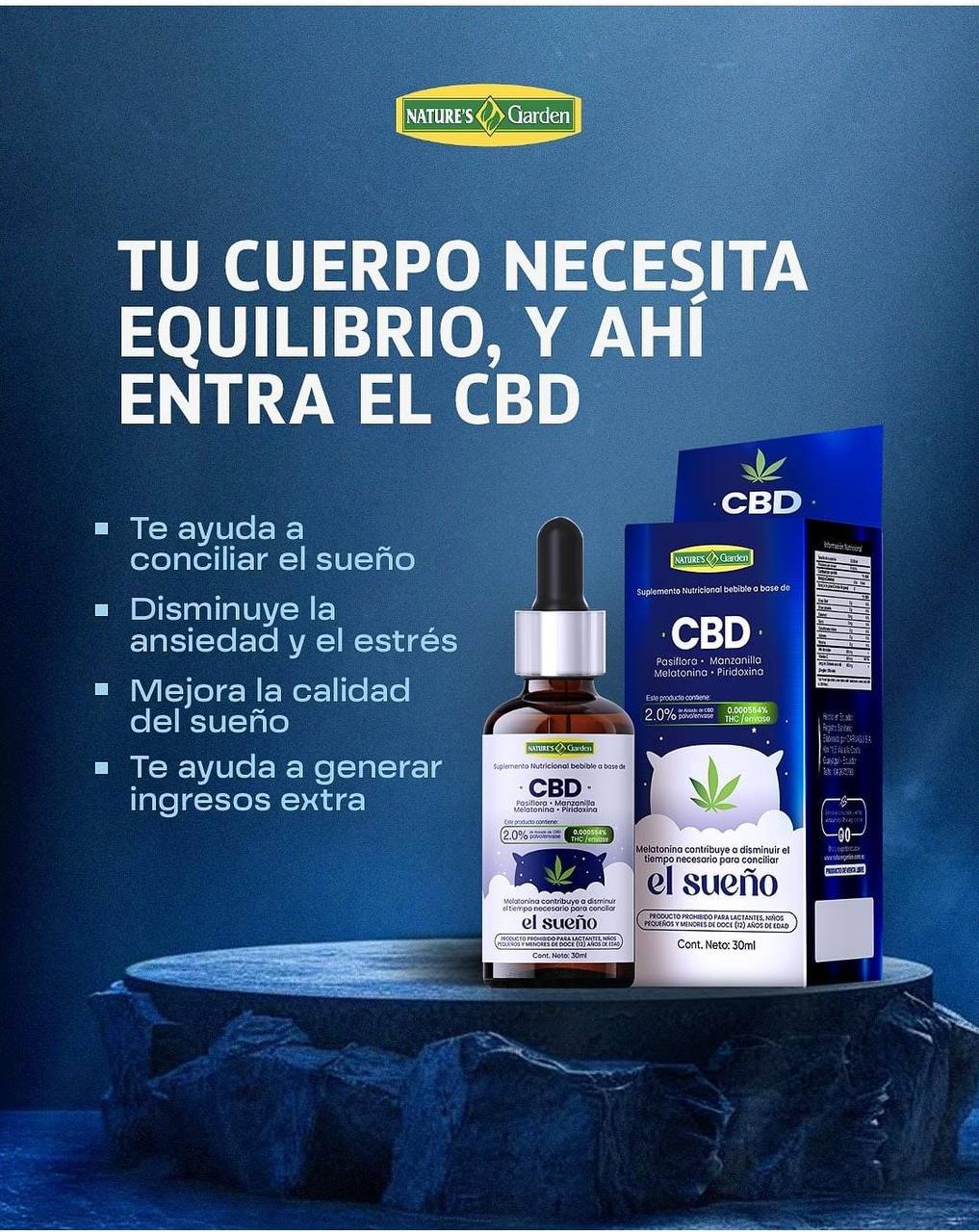 Suplemento Aceite CBD gotero