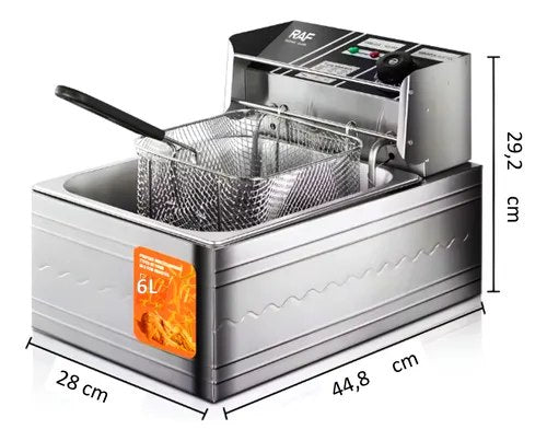 FREIDORA EN ACERO INOXIDABLE (hogar)