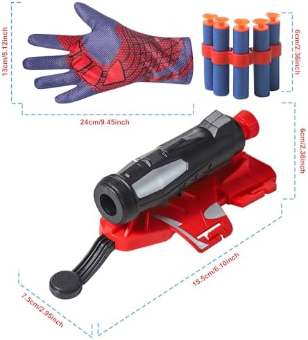 Lanzador de Telarañas con 10 Dardos